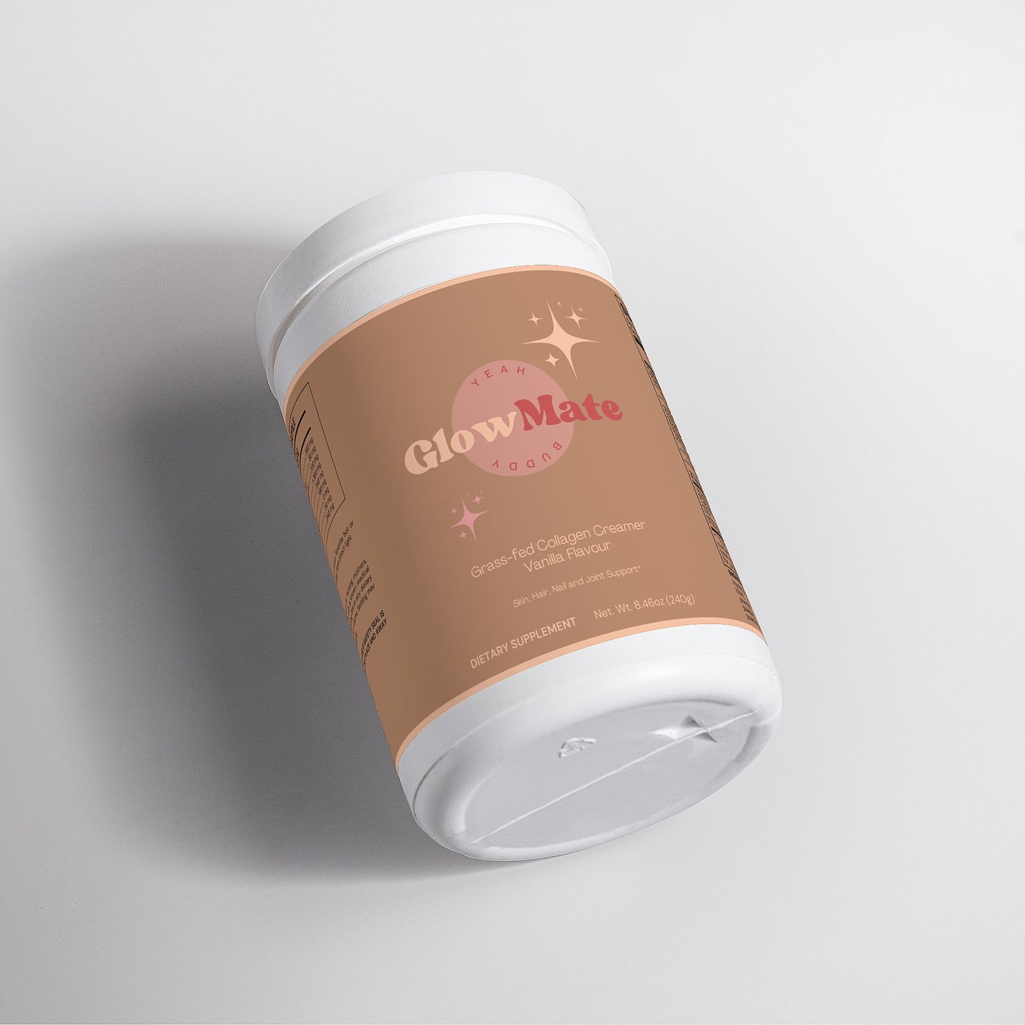 GlowMate Grass-Fed Collagen Creamer (Vanilla)